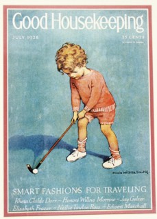 Cover of Good Housekeeping magazine, American, July 1928. Artist: Unknown