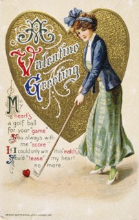 Embossed valentine card, Germany, c1911. Artist: Unknown
