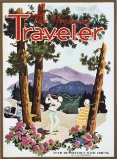 Cover of The Highway Traveler magazine, c1926. Artist: Unknown