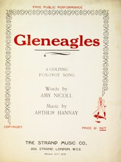 'Gleneagles', music cover, 1923. Artist: Unknown
