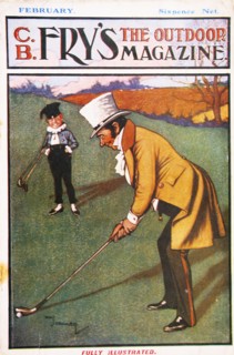 Cover of Fry's Magazine, from February, c1904-c1914. Artist: CB Fry