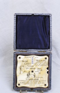 The 'UC' golf score recorder, c1900. Artist: Unknown