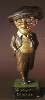 Penfold golfing figurine, 1920s. Artist: Unknown
