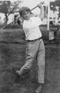 Bobby Jones, American golfer, c1920s. Artist: Unknown