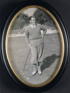 Framed photograph of Bobby Jones, c1930. Artist: Unknown