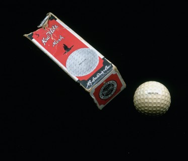 Spalding Kro-Flite golf ball and box, c1910. Artist: Unknown