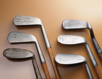 Selection of wood-shafted clubs, 1910-35. Artist: Unknown