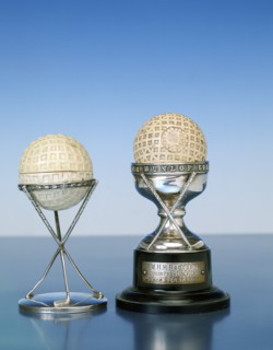 Silver hole-in-one trophies for 1924 and 1930s. Artist: Unknown