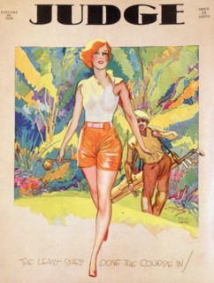 Cover of 'Judge' magazine, January 1929. Artist: Unknown