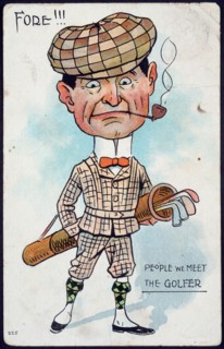 Cigarette card, 'The Golfer', c1910s. Artist: Unknown