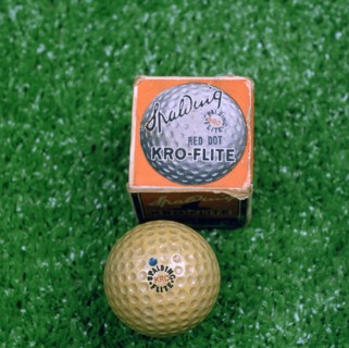 Kro-Flite golf ball, 1922.  Artist: Spalding