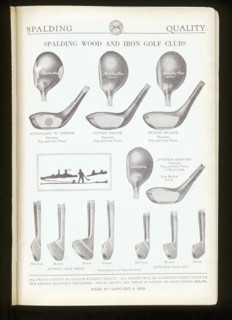 Page from a golf equipment catalogue, 1928. Artist: Unknown