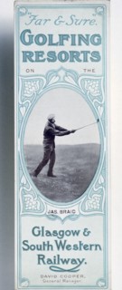 Bookmark issued by the Glasgow & South Western Railway, c1900. Artist: Unknown