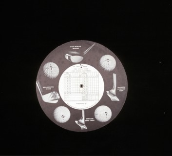 Circular golf score recorder, American, c1950-c1970. Artist: Unknown