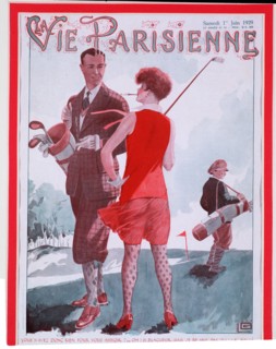 Cover of Vie Parisienne magazine, French, 1929. Artist: Unknown