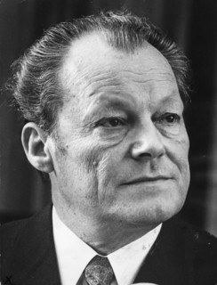 Willy Brandt (1913-1992), Chancellor of the Federal Republic of Germany. Artist: Unknown