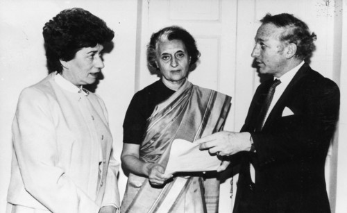 Indira Gandhi (1917-1984), Prime Minister of India, 1966-77 and 1980-84. Artist: Unknown