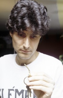 Yuri Geller (1946- ), Israeli magician. Artist: Unknown