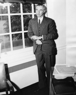 J Robert Oppenheimer (1904-1967), American physicist. Artist: Unknown