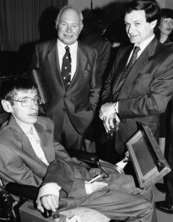 Professor Stephen Hawking (1942- ), British Physician. Artist: Unknown