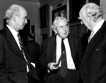 Harold Wilson (1916-1995), Former British Prime Minister, 1984. Artist: Unknown