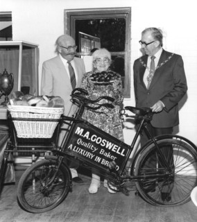 The Mayor of Redbridge with Jewish bakers, London, 1986. Artist: Sidney Harris