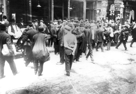 Jewish pedlars on the East Side, New York, USA, 1890s. Artist: Unknown
