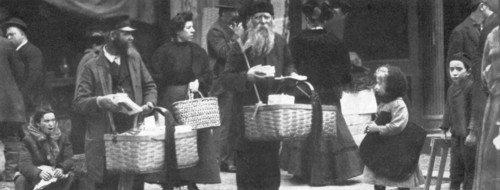 Immigrants, Lower East Side, New York, USA, c1900. Artist: Unknown