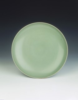 Green Jun stoneware saucer, Northern Song dynasty, China, 11th-early 12th century. Artist: Unknown