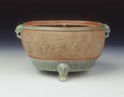 Celadon tripod censer, Yuan-early Ming dynasty, 14th century. Artist: Unknown