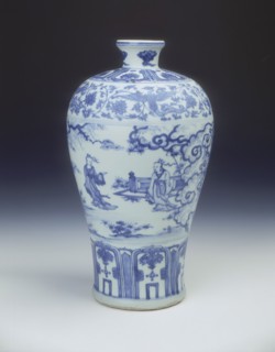 Blue and white meiping vase, Ming dynasty, China, 2nd half of 15th century. Artist: Unknown