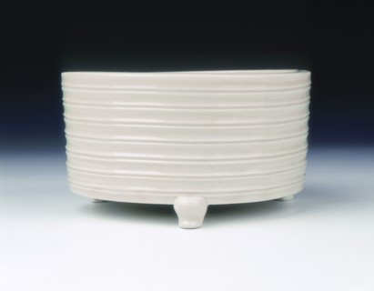 Dehua porcelain censer with string pattern, late Ming dynasty, China, 1600-1644. Artist: Unknown