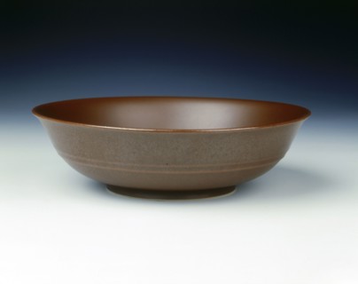 Bowl with cafe au lait glaze, Yongzheng period, Qing dynasty, China, 1723-1735. Artist: Unknown