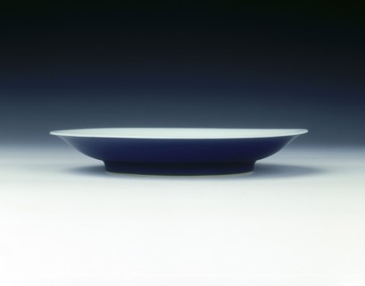 Sacrificial blue-backed saucer, Yongzheng period, Qing dynasty, China, 1723-1735. Artist: Unknown