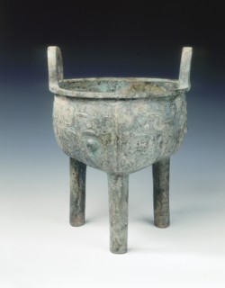 Bronze ding with taotie pattern, early Western Zhou dynasty, c1050 BC. Artist: Unknown