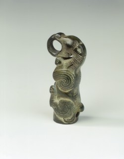Bronze finial in the shape of an animal, Eastern Zhou dynasty, China, 5th century BC. Artist: Unknown