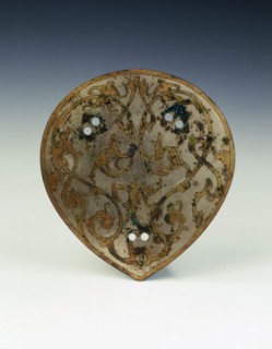 Parcel gilt bronze fitting with fabulous animals design, Western Han dynasty, China, 2nd century BC. Artist: Unknown