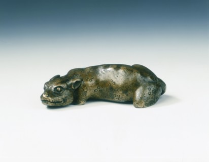 Bronze spotted dog-like animal, Tang dynasty, China, 618-906. Artist: Unknown