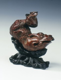 Carved bamboo carp, China, 2nd half of the 17th century. Artist: Unknown