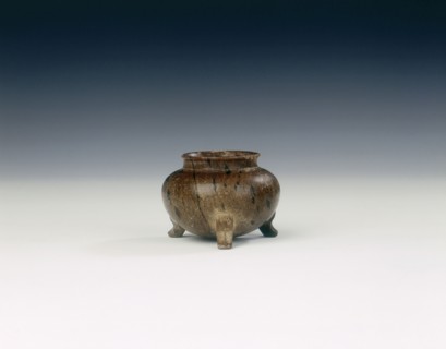 Steatite tripod jarlet, China, 618-907 AD. Artist: Unknown