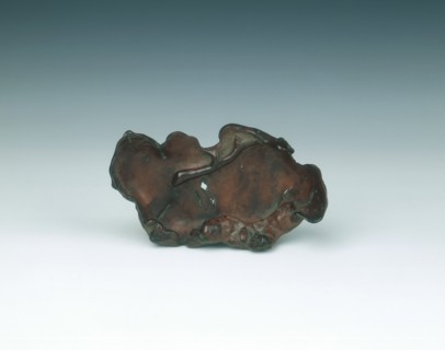 Burr wood tray, China, 1644-1911. Artist: Unknown
