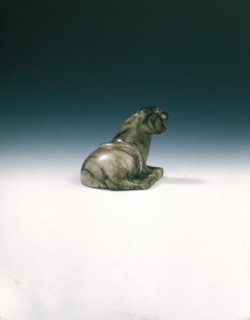 Black jade tiger, Western Han dynasty, China, 206 BC-8 AD. Artist: Unknown