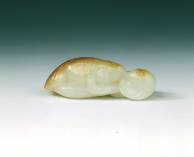 Jade goldfish and shells, Qing dynasty, China, probably early 18th century. Artist: Unknown