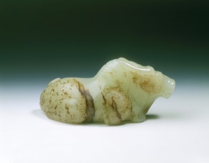 Yellow jade Brahman bull, Tang dynasty, China, 618-907. Artist: Unknown