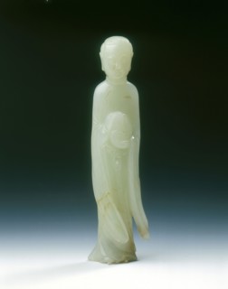 Jade 'long Eliza' figure, late Ming-early Qing dynasty, China, 17th century. Artist: Unknown