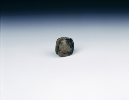 Slit jade bead, neolithic, Chahai type, northern China, c4700-3000 BC. Artist: Unknown