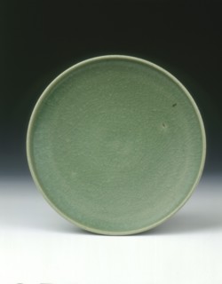 Green Jun saucer, Jin dynasty, China, 1127-1234. Artist: Unknown
