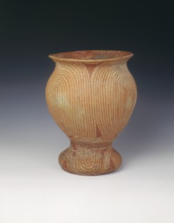 Ban Chiang red pottery vase, Thailand, c500 BC-200 AD. Artist: Unknown