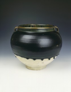 Henan Temmoku guan shaped jar, Song dynasty, China, 960-1279. Artist: Unknown