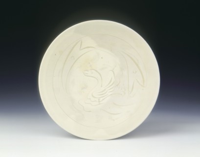 Carved Cizhou bowl with goose, Northern Song dynasty, China, 11th century. Artist: Unknown